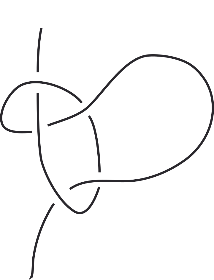 Ein angefangener Weberknoten